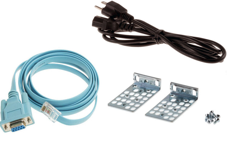 Cisco 1RU Accessory Kit (C3KX-RACK-KIT Kit, Console & AC Cord)