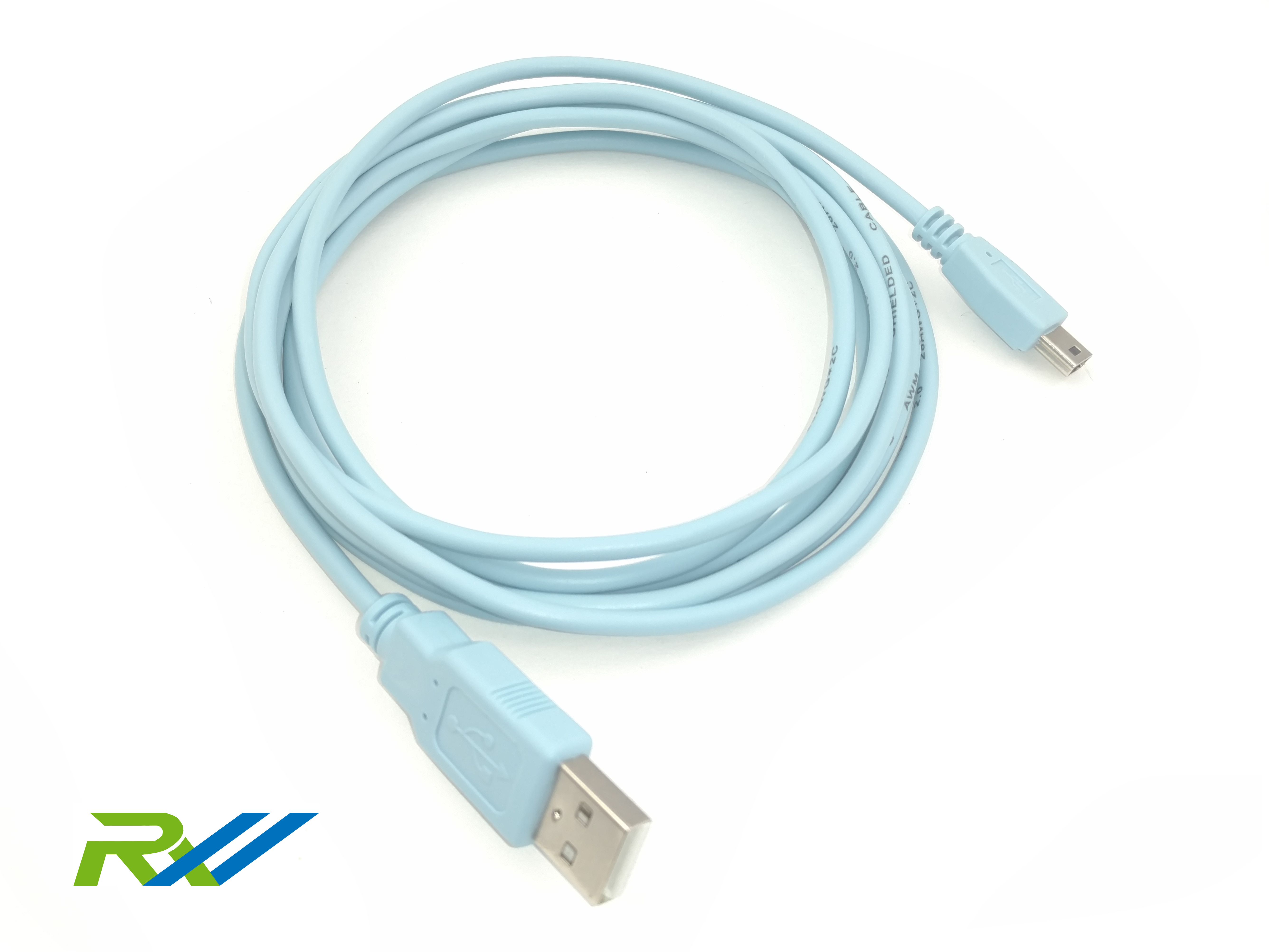 6Ft Baby Blue USB Console Cable for Cisco, CAB-CONSOLE-USBeql - Click Image to Close