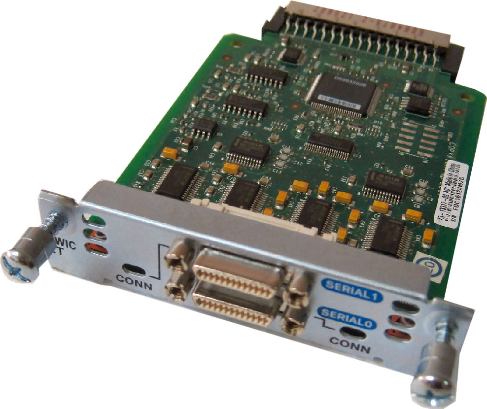 HWIC-2T Cisco Router High-Speed Dual Serial Card - Click Image to Close