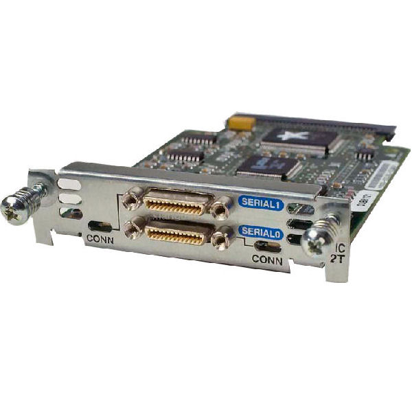 Cisco 2-Ports Serial WAN Interface Card, WIC-2T= - Click Image to Close